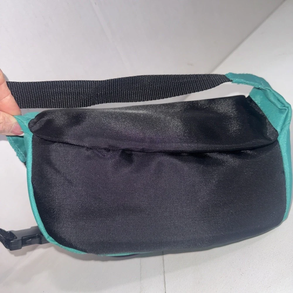 Vintage Sport Zone Fanny Pack Teal Purple 90s Waist Bag Retro Hip Pack